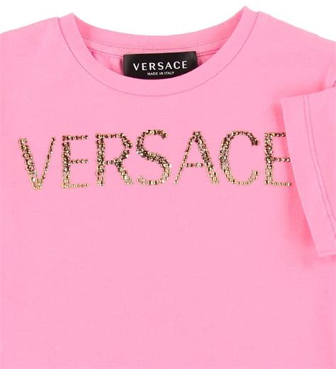 versace rhinestone shirt|Versace Tops for Women .